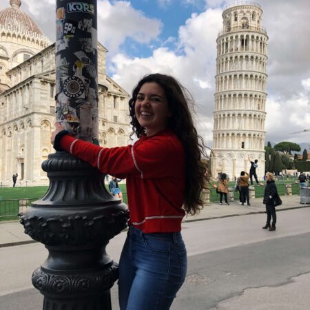 Rome Abroad alumna Kayla · Pisa
