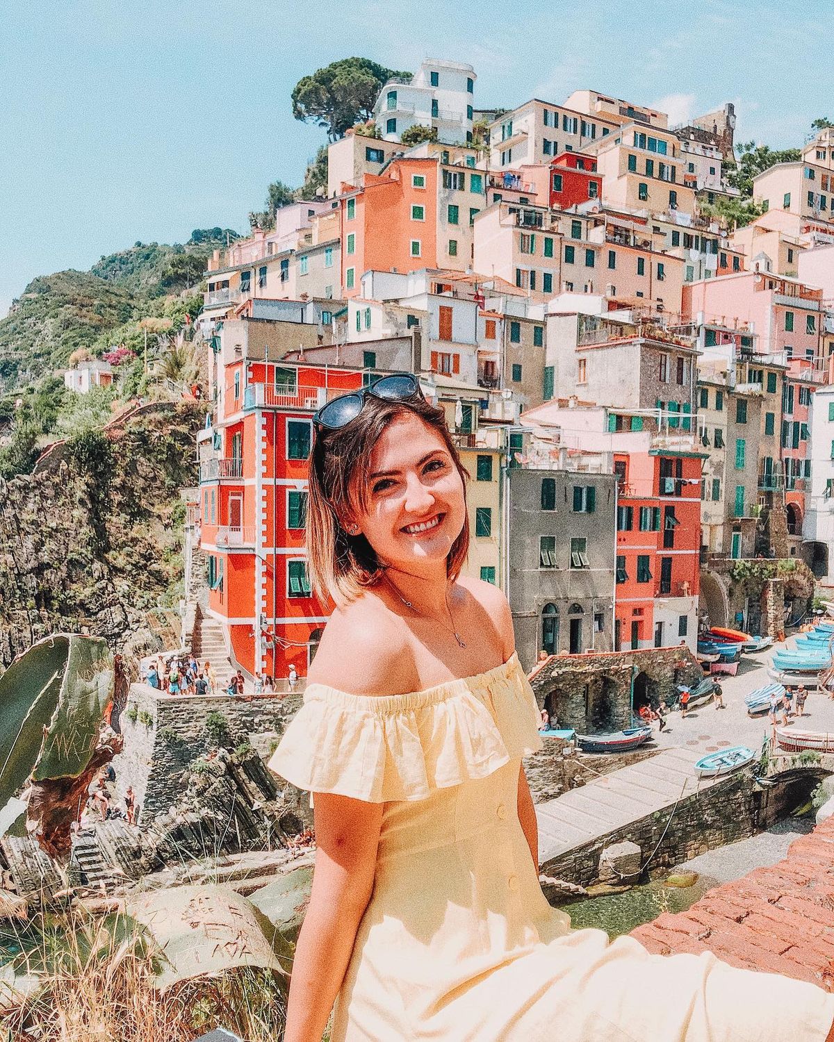 Rome Abroad tutor exploring Cinque Terre, Italy